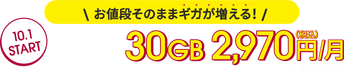 ahamo20GB→30GB