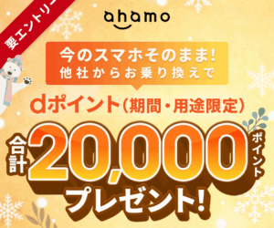 box_pt_present ahamoSIMのみ乗り換え